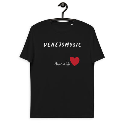 Unisex t-krekls "Music is life"